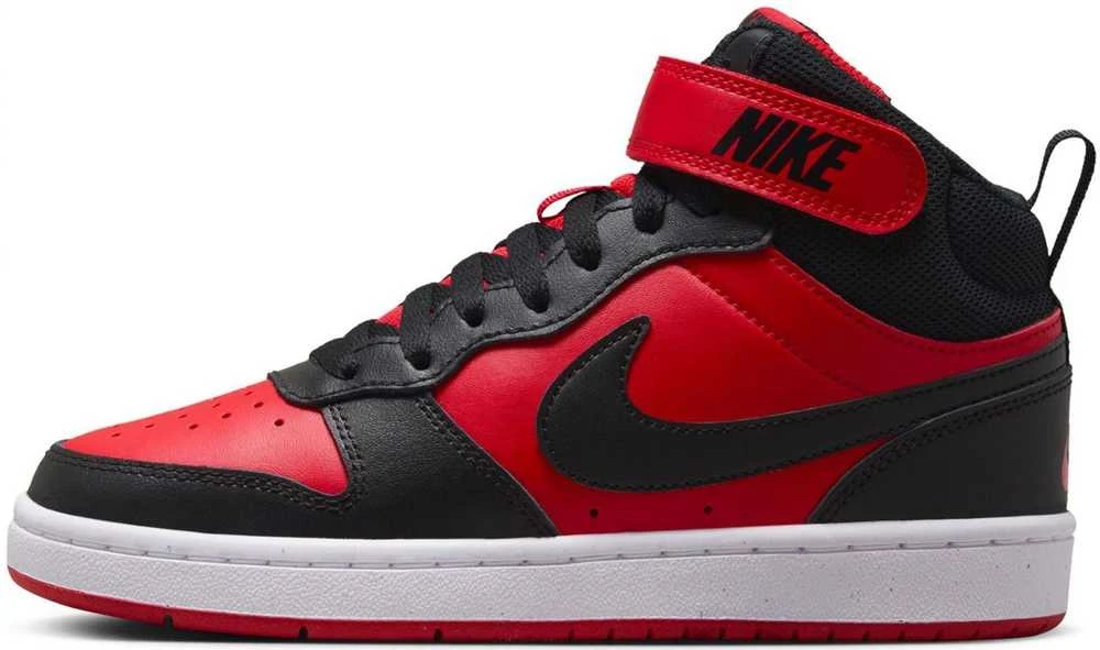 Nike Avalynė Paaugliams Court Borough Mid 2 Juodas Raudona CD7782 602