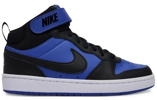 Nike Avalynė Paaugliams Court Borough Mid 2 Juodas Mėlyna CD7782 404