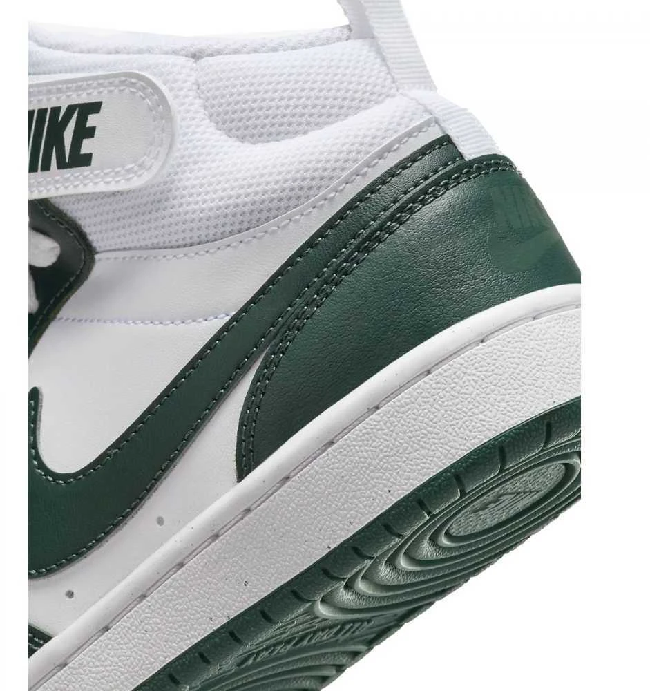 Nike Avalynė Paaugliams Court Borough Mid 2 Baltas Žalias CD7782 119
