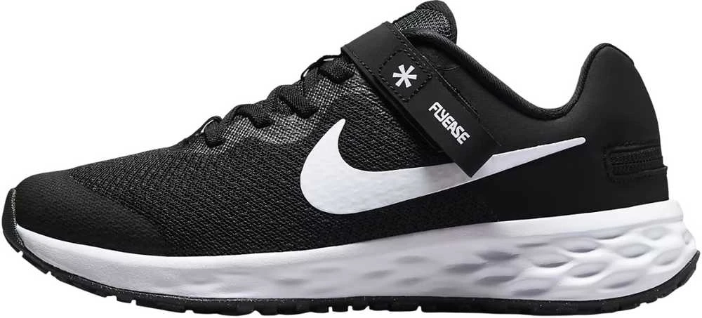 Nike Avalynė Paaugliams Revolution 6 Flyease Nn Juodas Baltas DD1113 003