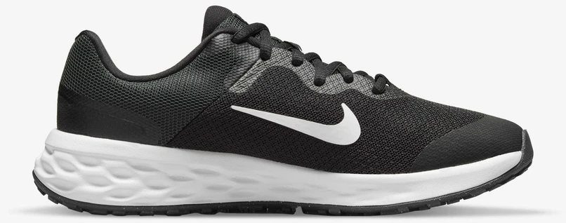 Nike Avalynė Paaugliams Revolution 6 Nn Juodas Baltas DD1096 003