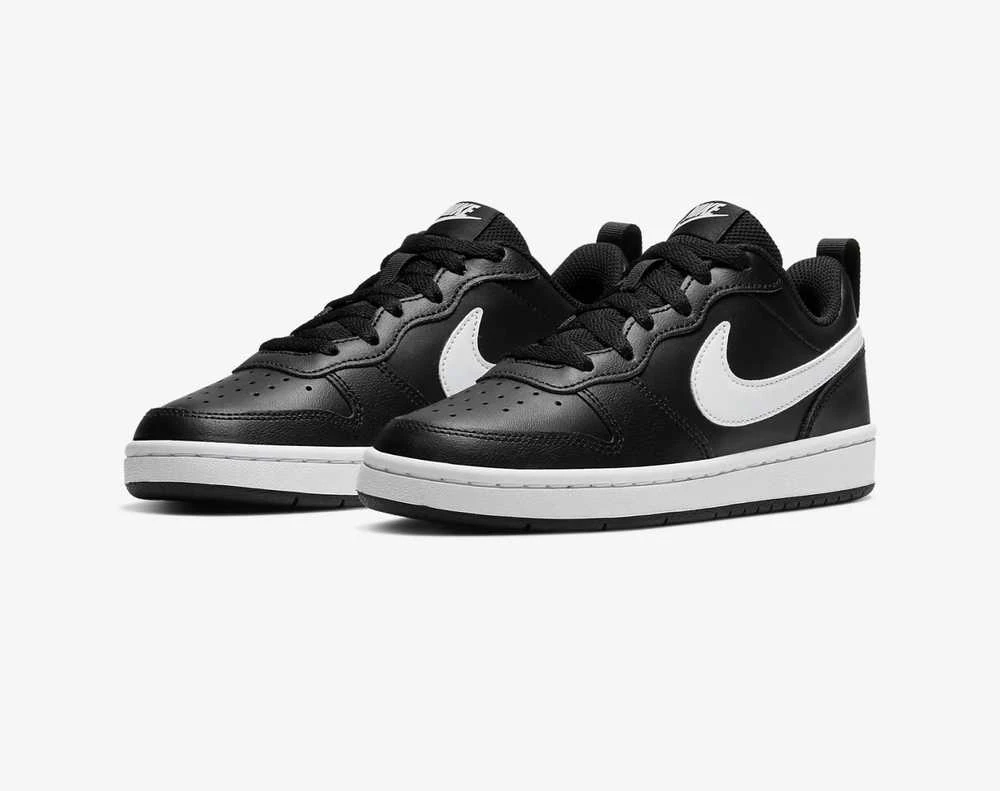 Nike Avalynė Vaikams Court Borough Low 2 Juodas BQ5448 002