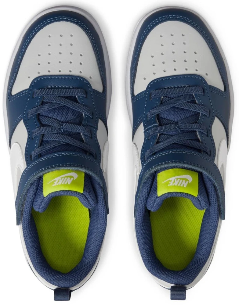 Nike Avalynė Vaikams Court Borough Low 2 Mėlyna Pilkas BQ5451 016