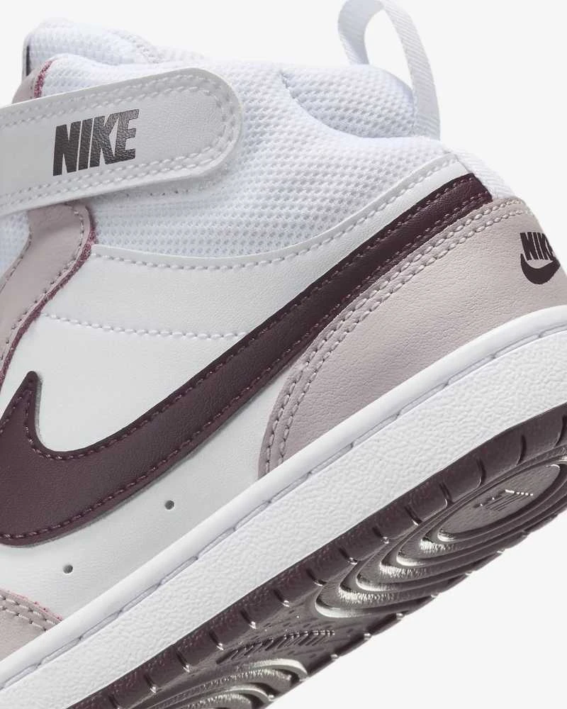 Nike Avalynė Vaikams Court Borough Mid 2 Baltas Violet CD7783 118