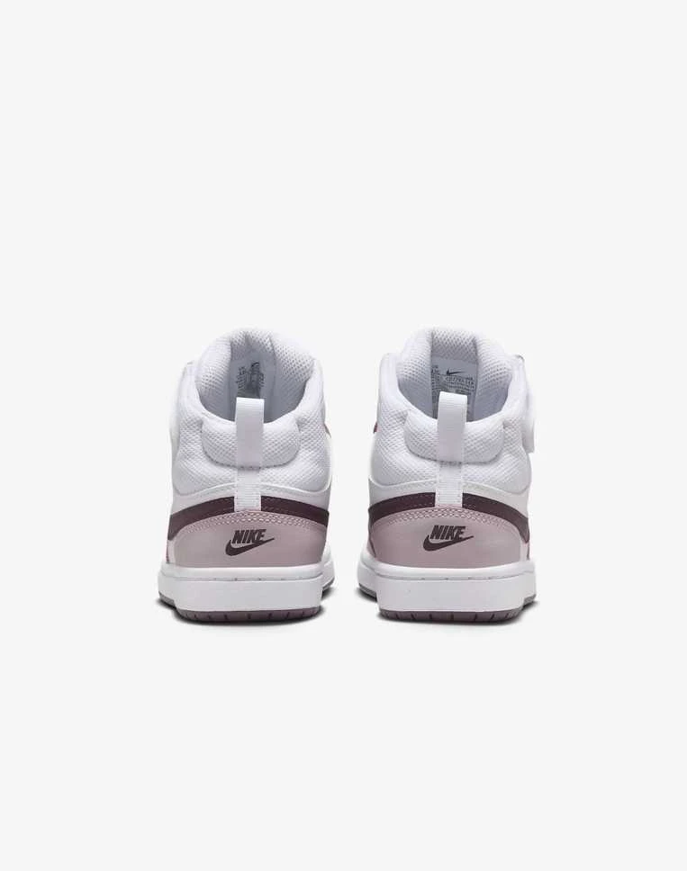 Nike Avalynė Vaikams Court Borough Mid 2 Baltas Violet CD7783 118
