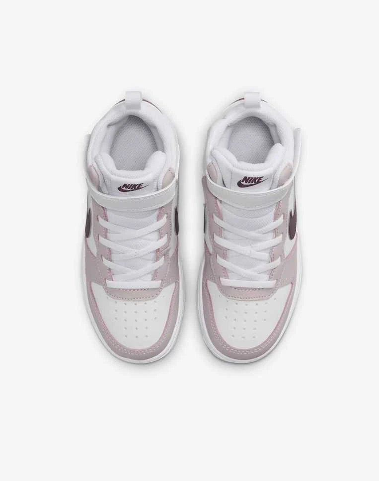 Nike Avalynė Vaikams Court Borough Mid 2 Baltas Violet CD7783 118