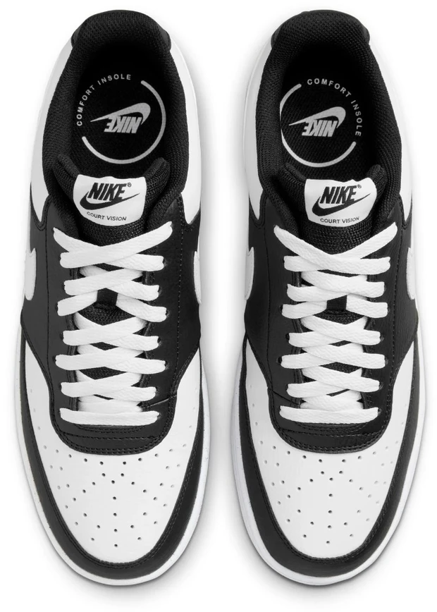 Nike Avalynė Vyrams Court Vision Lo Juodas Baltas HM9862 001