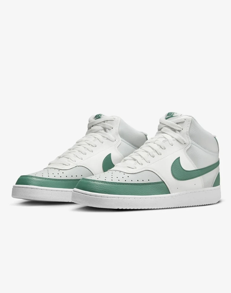 Nike Avalynė Vyrams Court Vision Mid Nn Pilkas Žalias Baltas DN3577 102