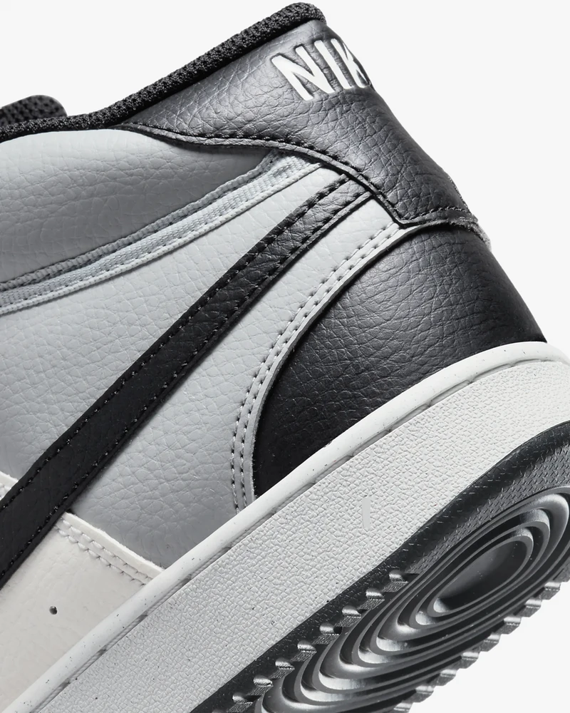 Nike Avalynė Vyrams Court Vision Mid Nn Baltas Pilkas Juodas DN3577 002
