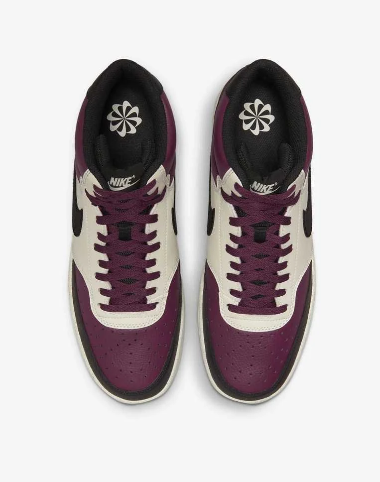 Nike Avalynė Vyrams Court Vision Mid Nn Baltas Bordo DN3577 600