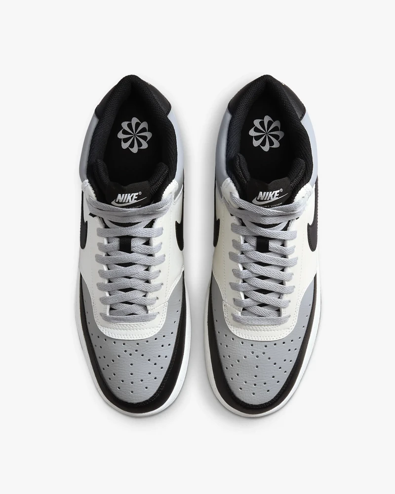 Nike Avalynė Vyrams Court Vision Mid Nn Baltas Pilkas Juodas DN3577 002