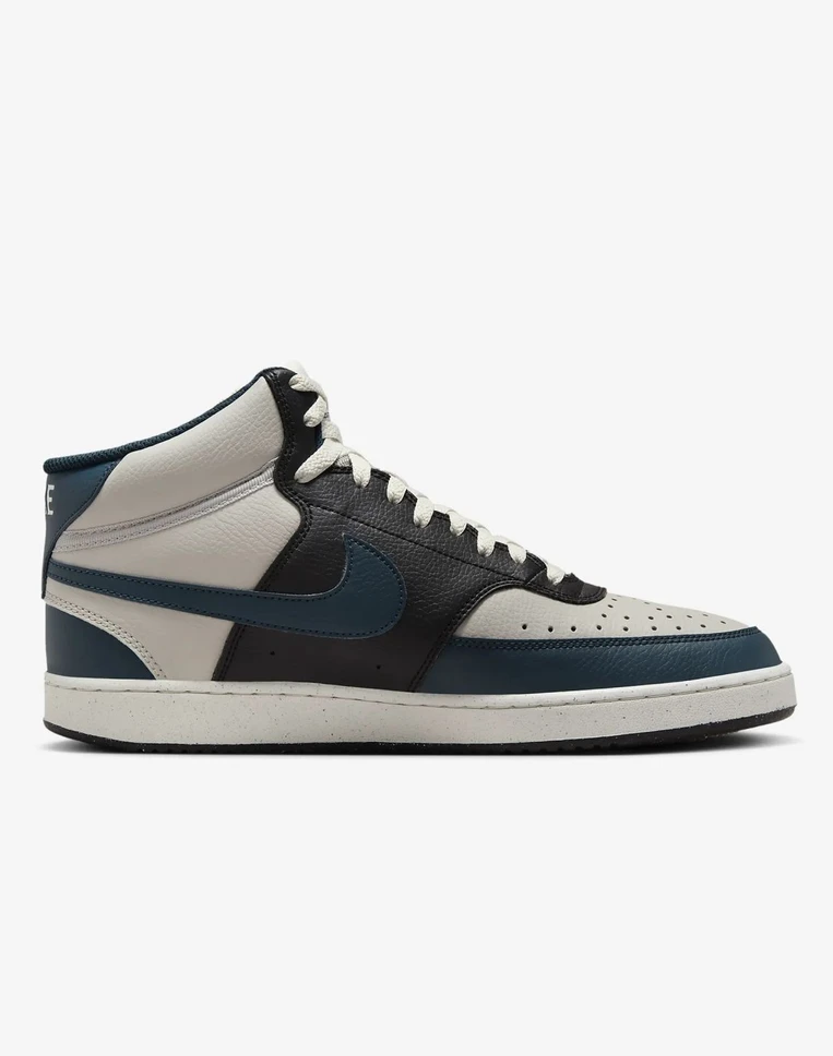 Nike Avalynė Vyrams Court Vision Mid Nn Juodas Mėlyna Pilkas DN3577 004