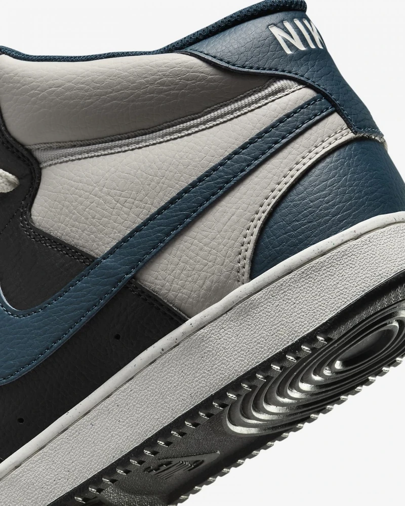 Nike Avalynė Vyrams Court Vision Mid Nn Juodas Mėlyna Pilkas DN3577 004