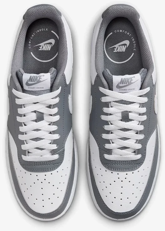 Nike Avalynė Vyrams Nike Court Vision Lo Pilkas Baltas HM9862 003