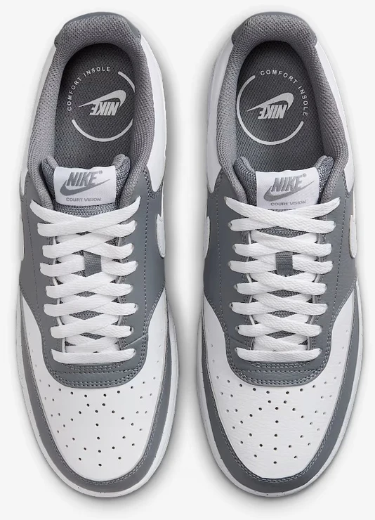 Nike Avalynė Vyrams Nike Court Vision Lo Pilkas Baltas HM9862 003