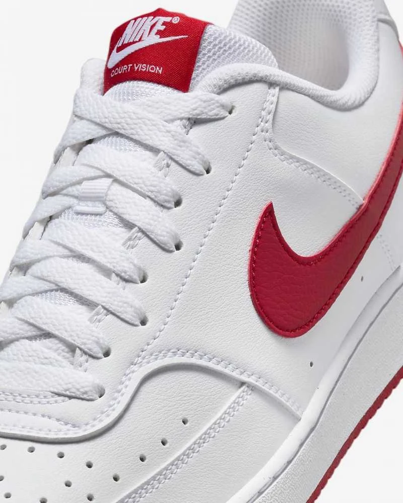Nike Avalynė Vyrams Nk Court Vision Lo Nn Ess Baltas Raudona HF1744 101