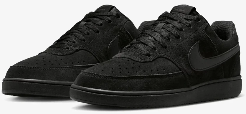Nike Avalynė Vyrams Nk Court Vision Low Suede Premium Juodas IQ9749 001