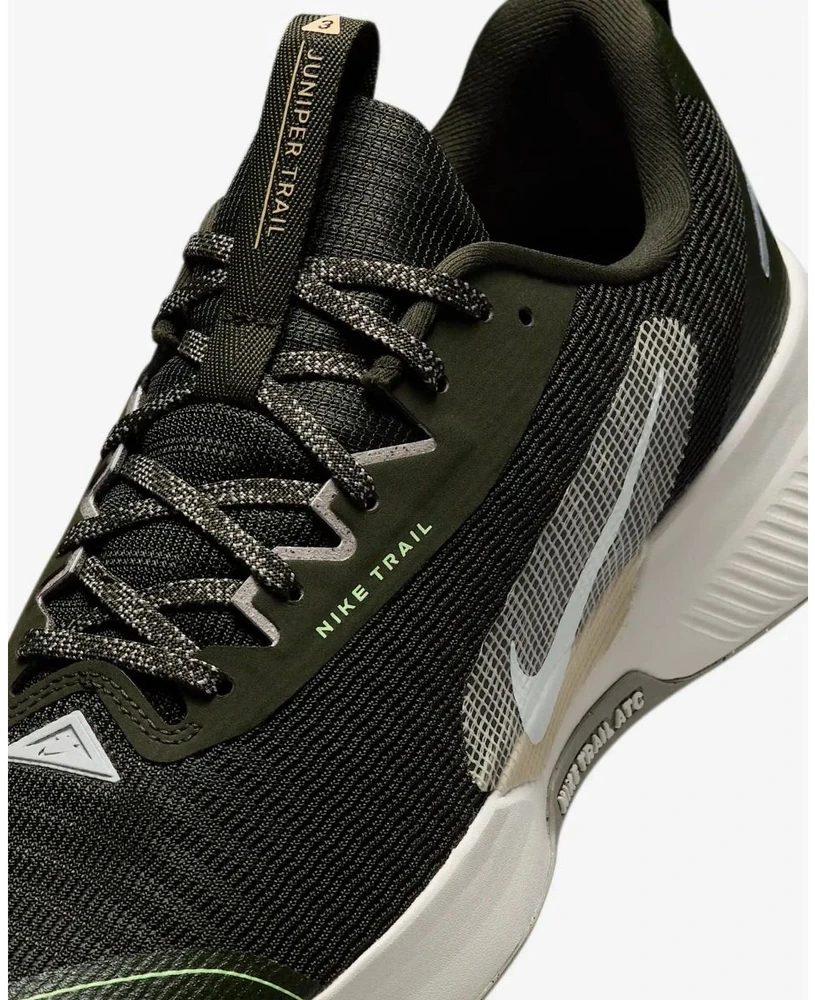 Nike Avalynė Vyrams Nk Juniper Trail 3 Pilkas Khaki FQ0904 301