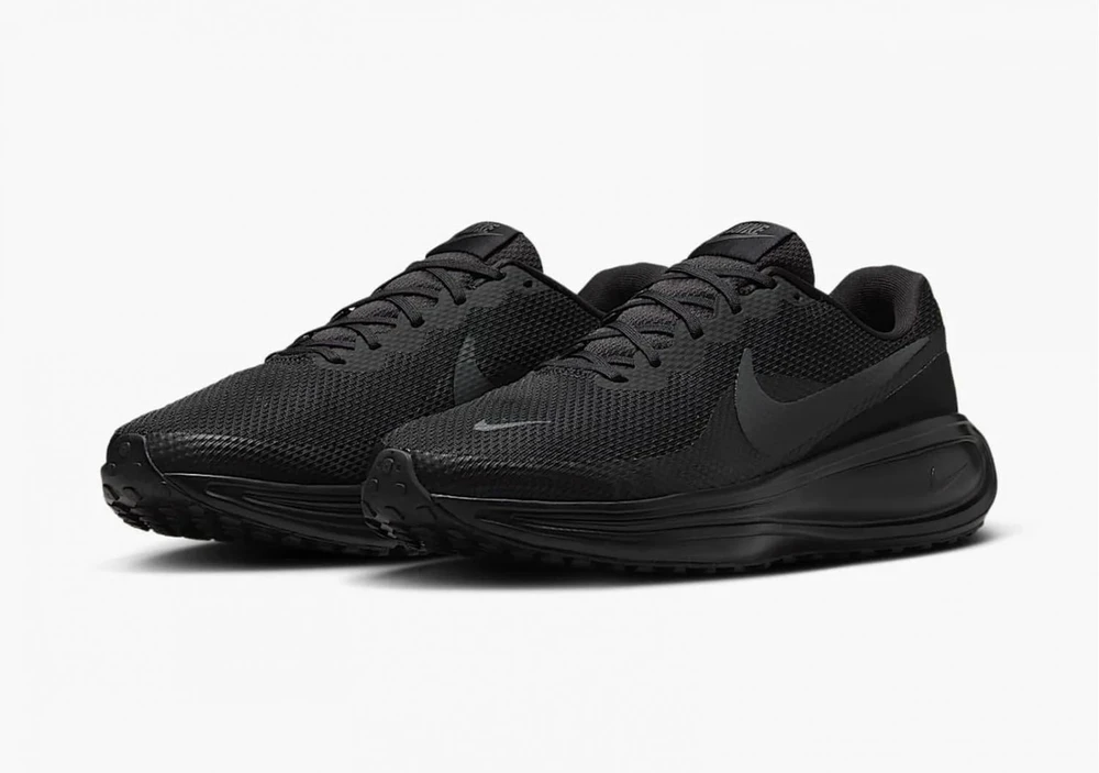 Nike Avalynė Vyrams Nk Revolution 8 Wide Juodas HQ1996 004