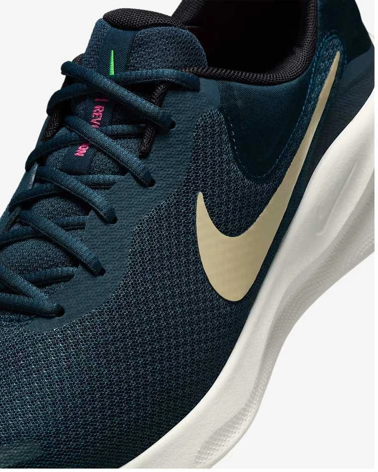 Nike Avalynė Vyrams Revolution 7 Armory Navy Žalias FB2207 407