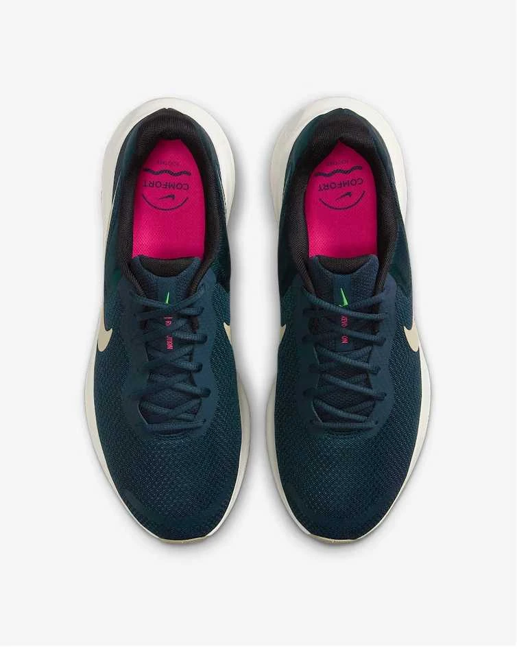 Nike Avalynė Vyrams Revolution 7 Armory Navy Žalias FB2207 407