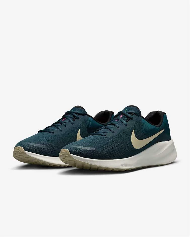 Nike Avalynė Vyrams Revolution 7 Armory Navy Žalias FB2207 407