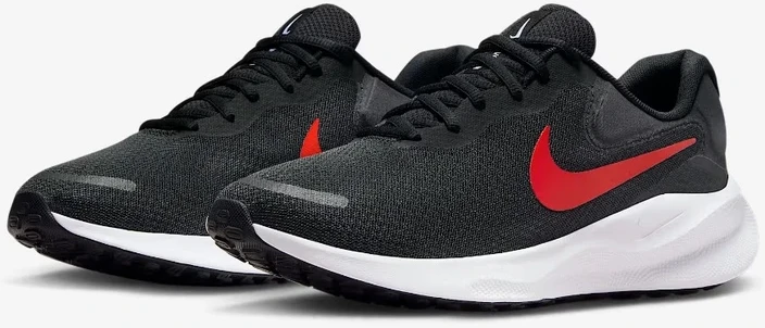 Nike Avalynė Vyrams Revolution 7 Juodas Raudona FB2207 003
