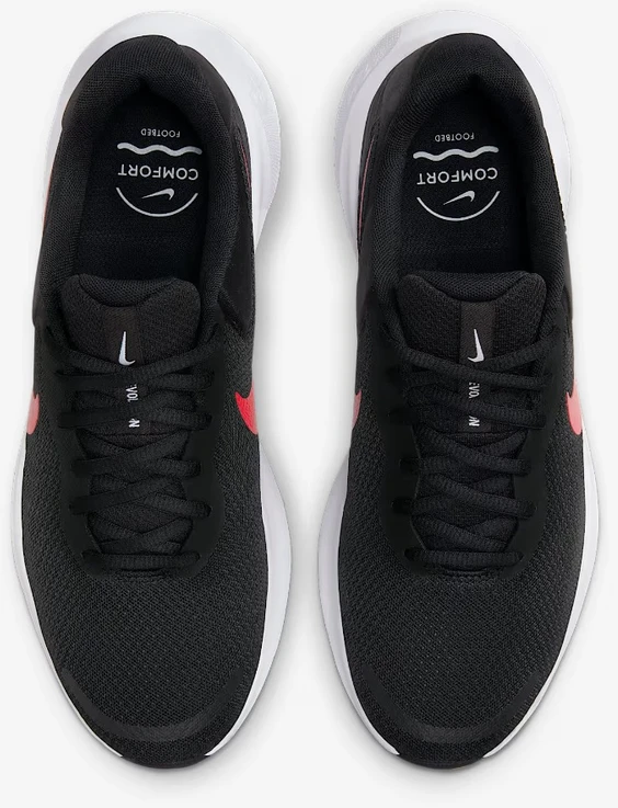 Nike Avalynė Vyrams Revolution 7 Juodas Raudona FB2207 003