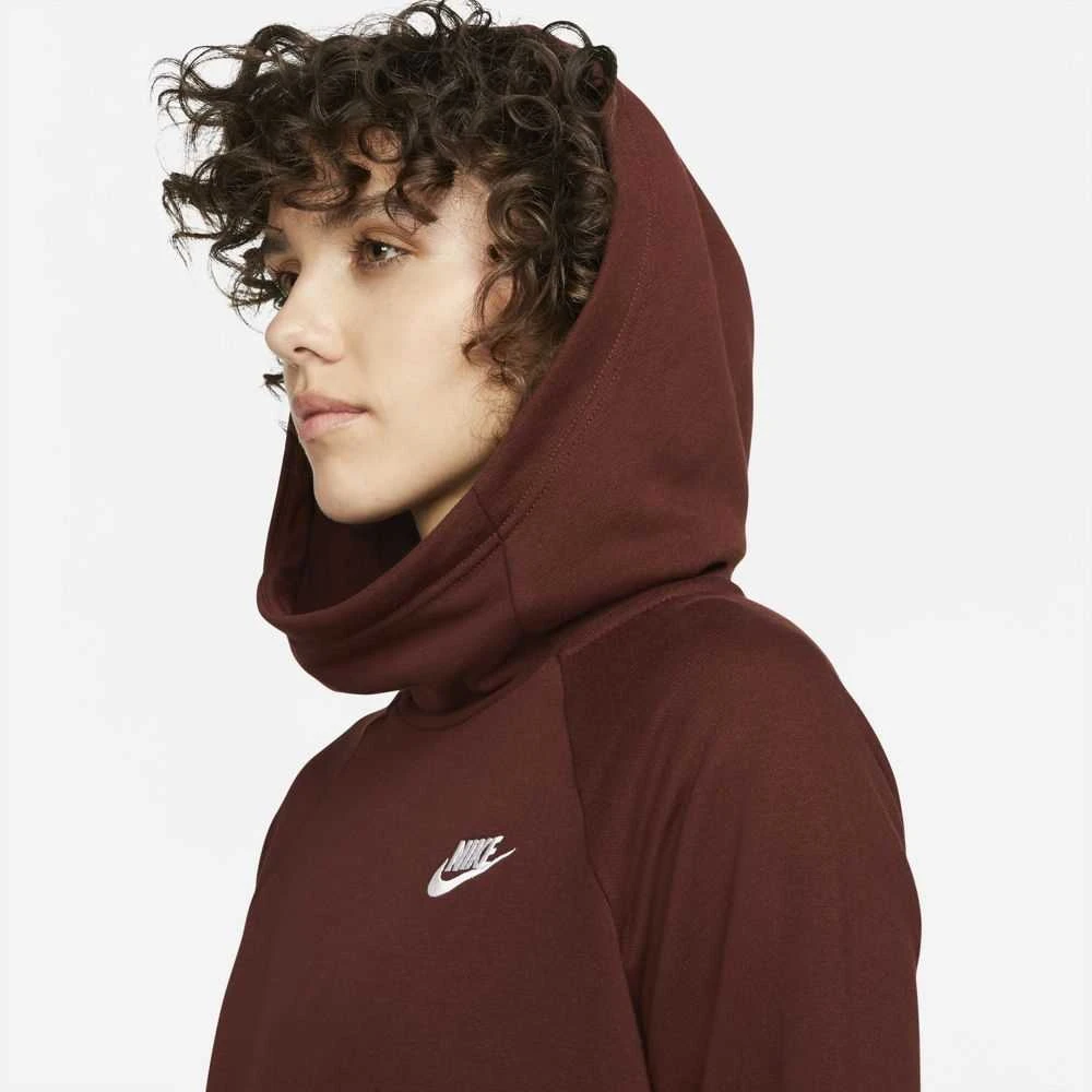 Nike Džemperis Moterims Nsw Essntl Flc Fnl Hoodie Bordo BV4116 273
