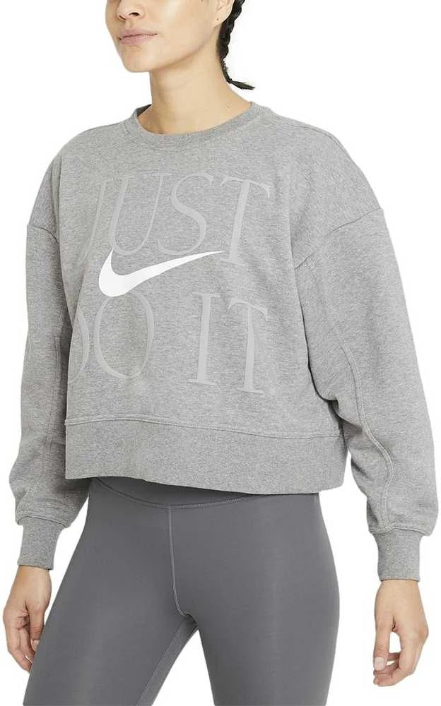 Nike Džemperis Moterims W Nk Df Gx Get Fit Fc Cw Pilkas DD6130 091