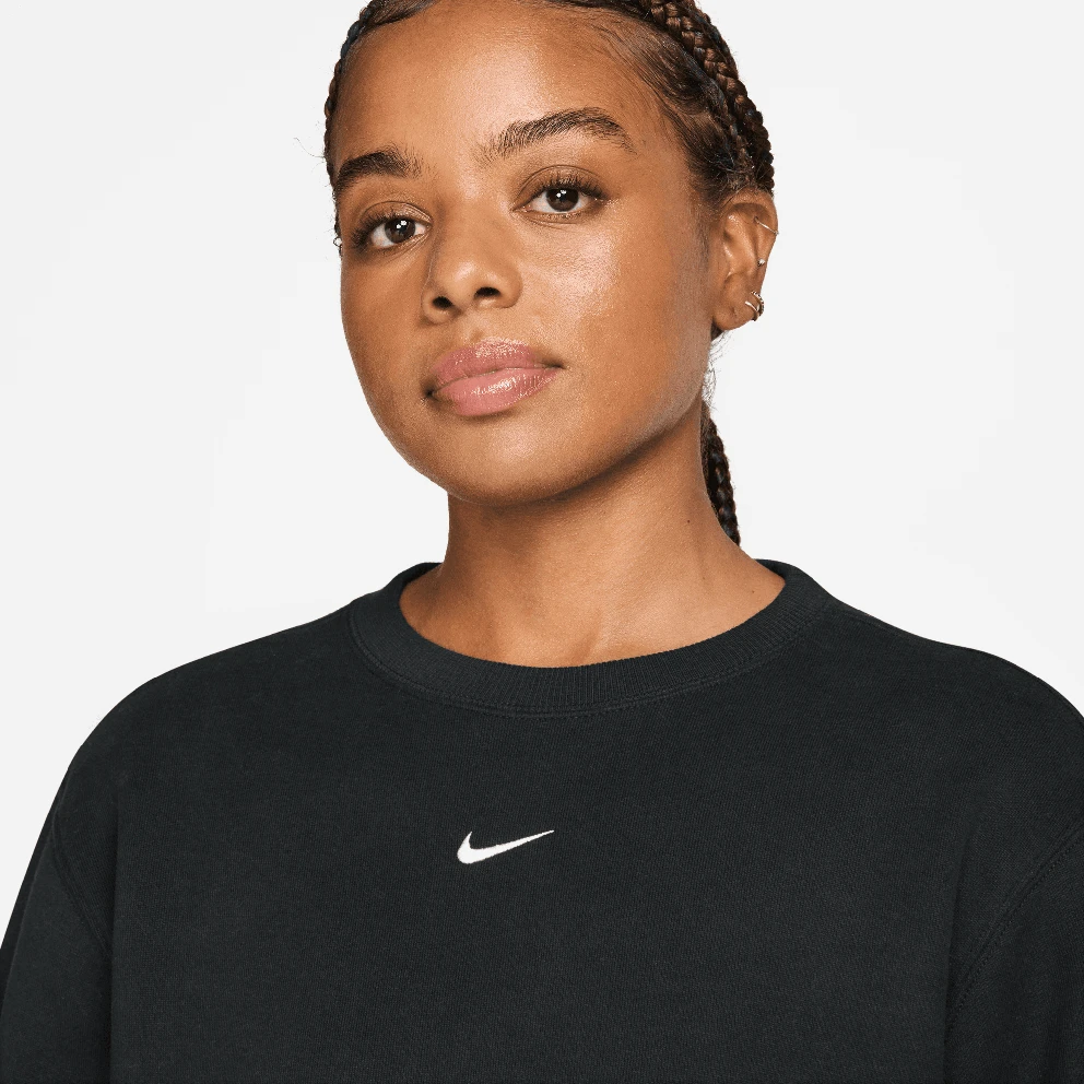 Nike Džemperis Moterims W Nk Stdo Mw Std Crew Fl Juodas IM8098 001