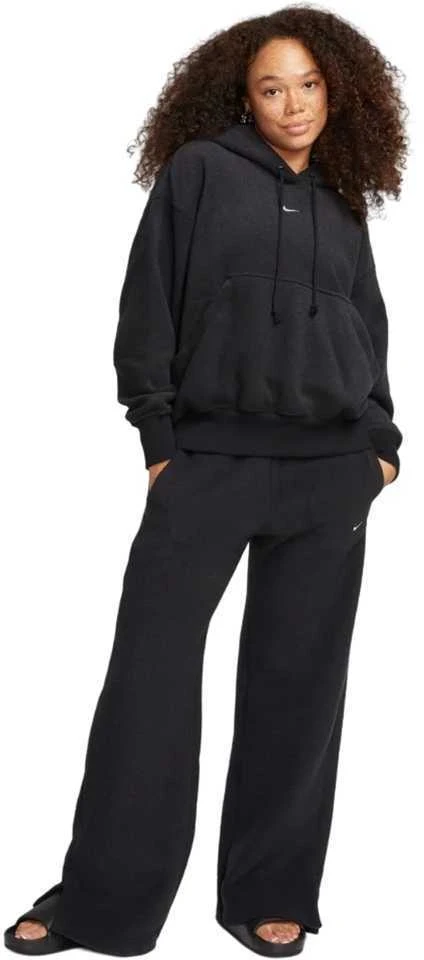 Nike Džemperis Moterims W Nsw Phnx Flc Std Po Hoodie Juodas HF6839 010