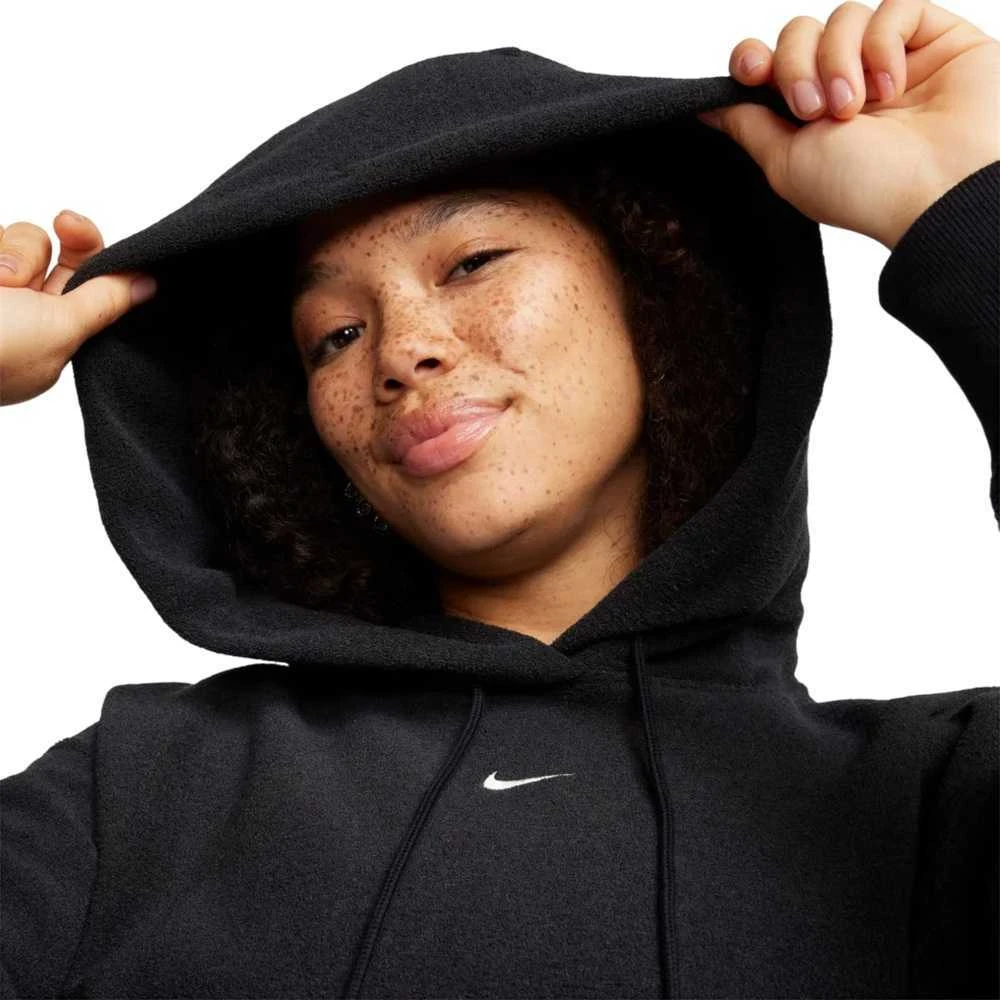 Nike Džemperis Moterims W Nsw Phnx Flc Std Po Hoodie Juodas HF6839 010