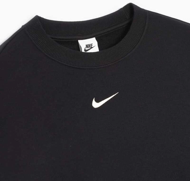 Nike Džemperis Moterims W Nsw Phnx Fleece Os Crew Juodas DQ5733 010