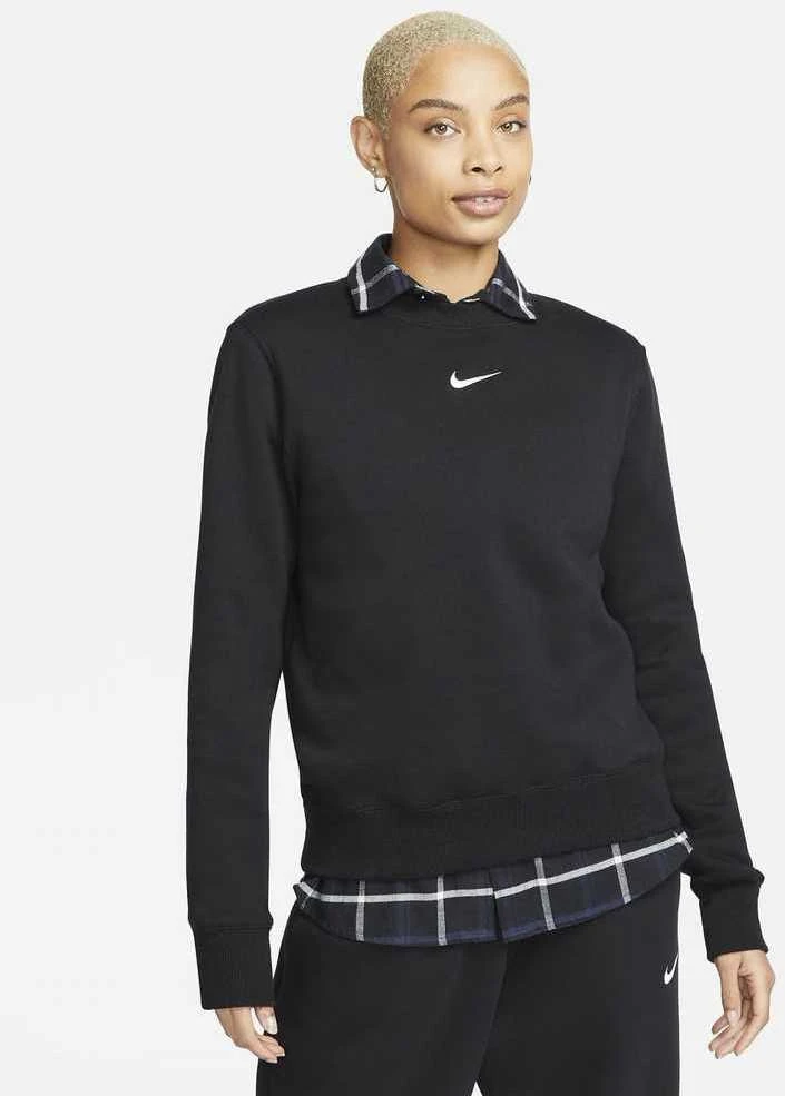 Nike Džemperis Moterims W Nsw Phnx Fleece Os Crew Juodas DQ5751 010