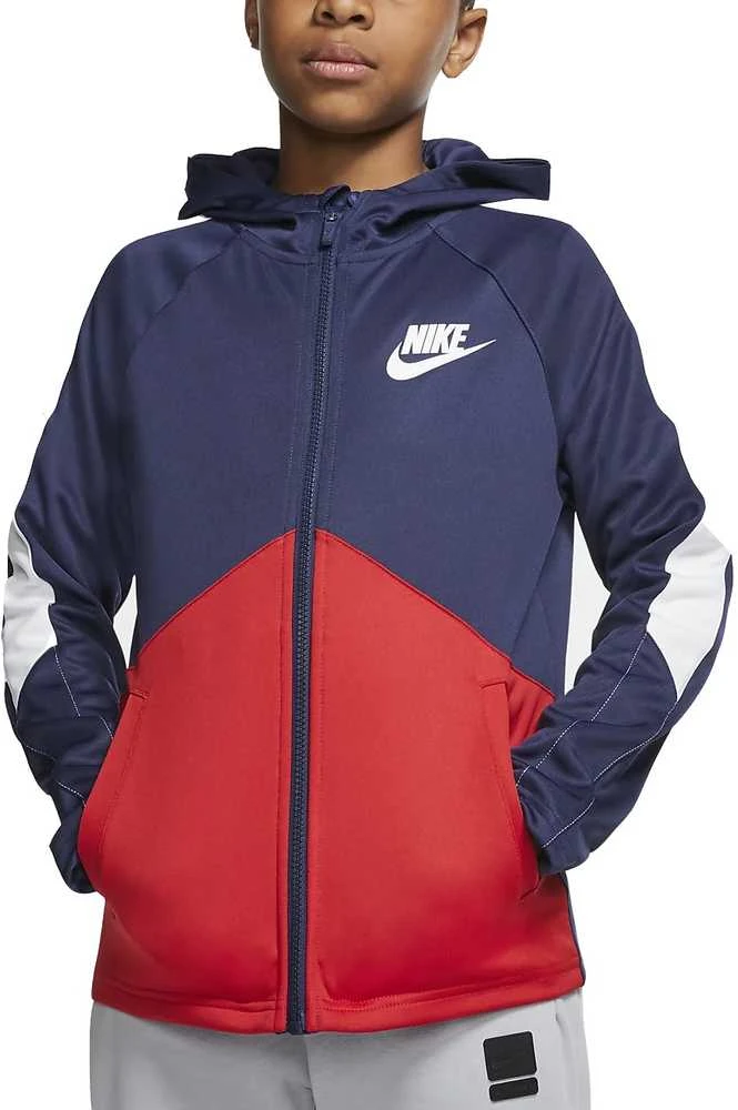 Nike Džemperis Paaugliams B Nsw Jkt Mėlyna Raudona BV3693 410