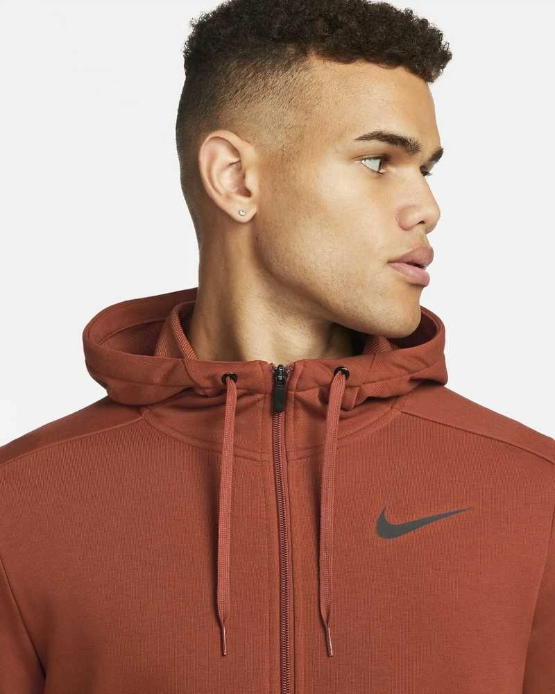Nike Džemperis Vyrams Df Hdie Fz Fl Brown CZ6376 832