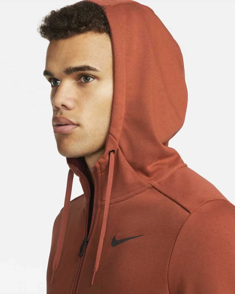 Nike Džemperis Vyrams Df Hdie Fz Fl Brown CZ6376 832
