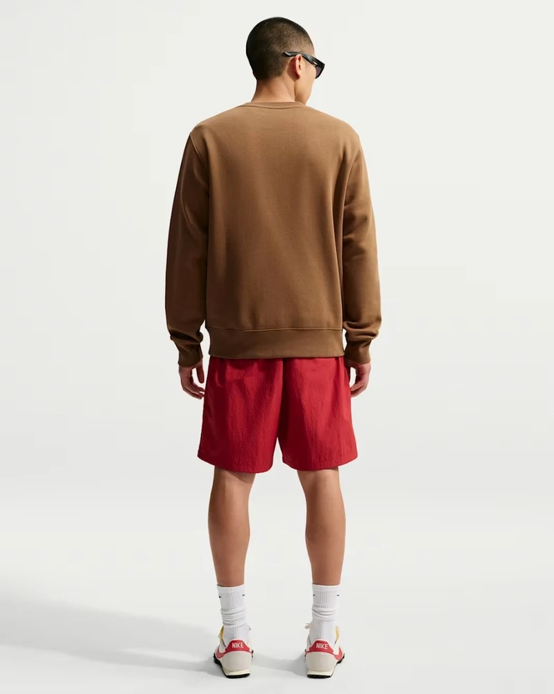 Nike Džemperis Vyrams M Nk Club Bb Crew Fl Brown FN3886 270