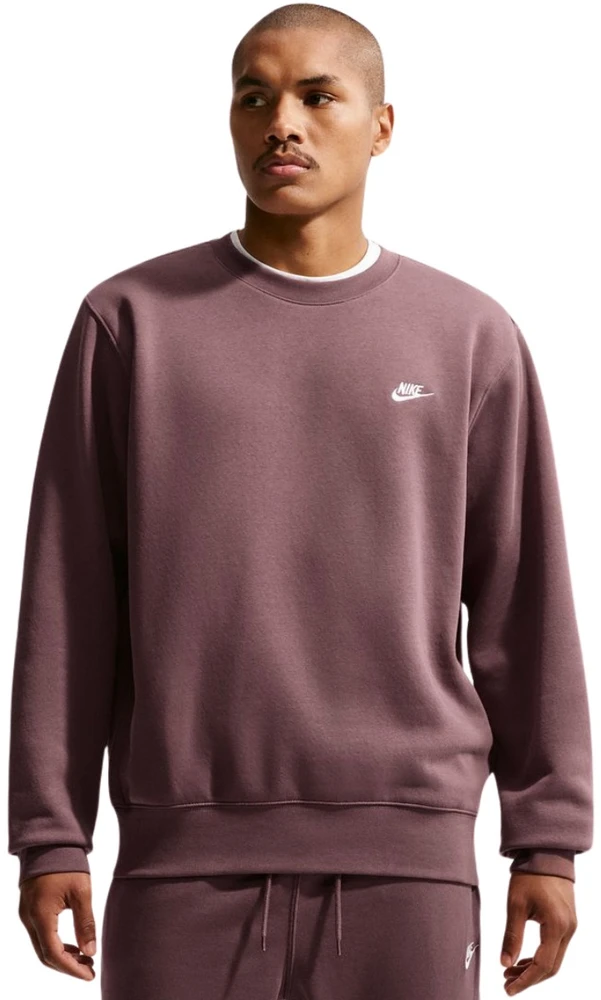 Nike Džemperis Vyrams M Nk Club Bb Crew Fl Violetinė FN3886 502