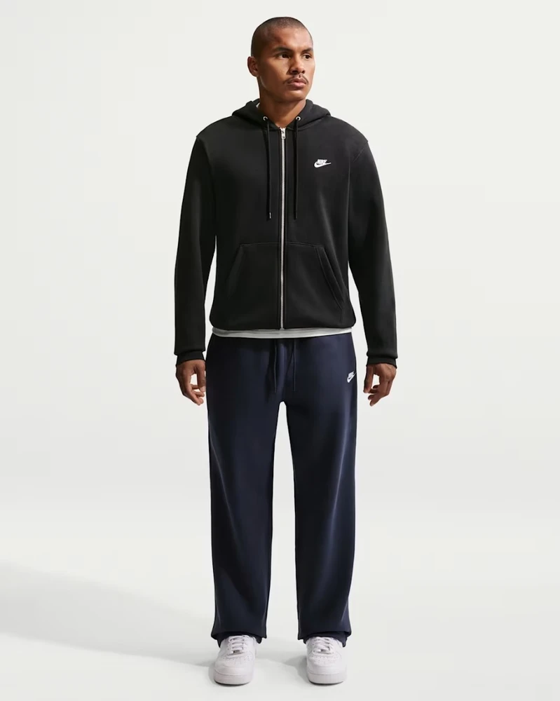 Nike Džemperis Vyrams M Nk Club Bb Fz Hoodie Fl Juodas FN3861 010
