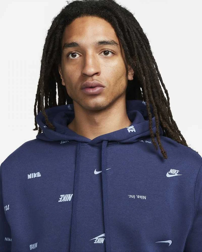 Nike Džemperis Vyrams M Nk Club+ Bb Po Hoodie Fleece Mėlyna FB7434 410