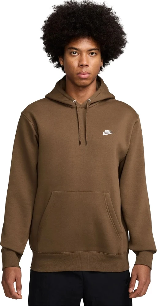 Nike Džemperis Vyrams M Nk Club Bb Po Hoodie Fl Brown FN3859 235