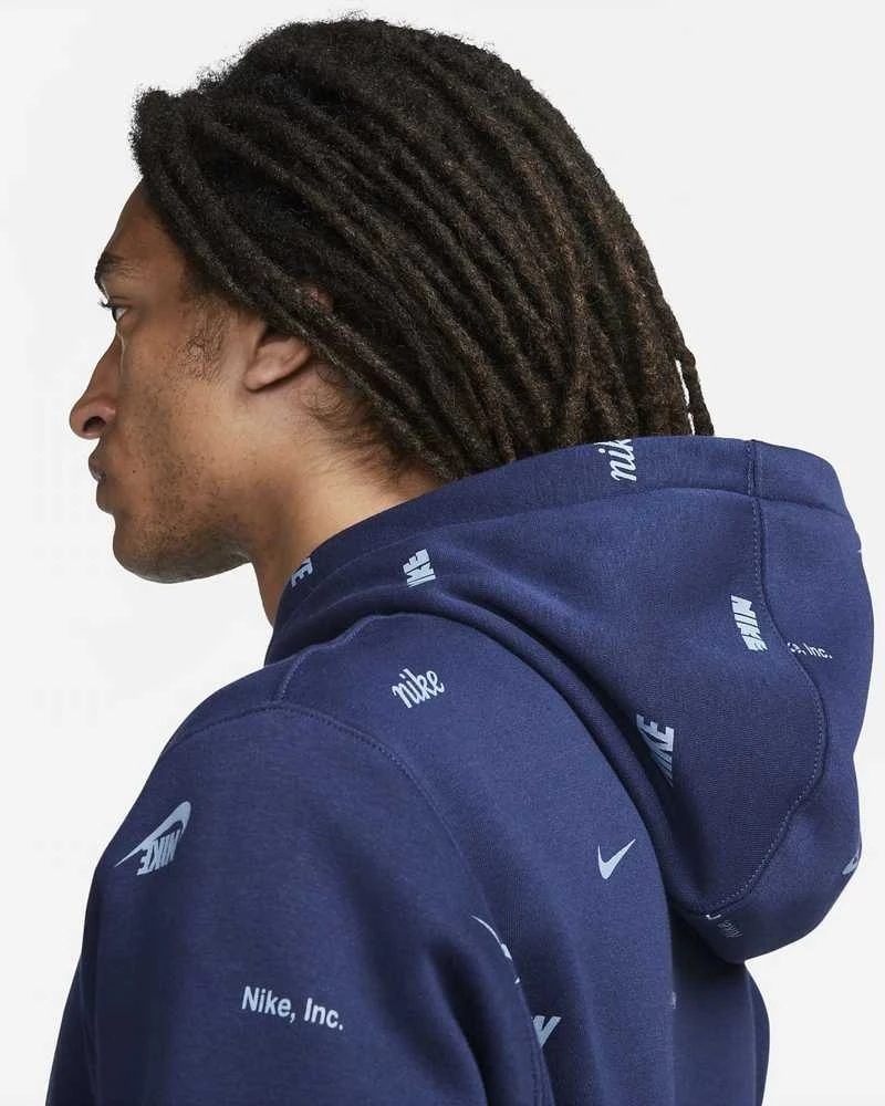Nike Džemperis Vyrams M Nk Club+ Bb Po Hoodie Fleece Mėlyna FB7434 410