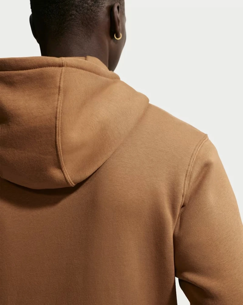 Nike Džemperis Vyrams M Nk Club Bb Po Hoodie Fl Brown FN3859 270