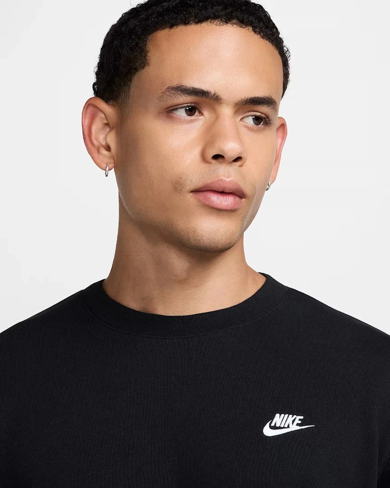 Nike Džemperis Vyrams M Nk Club Ft Crew Juodas FN3888 010