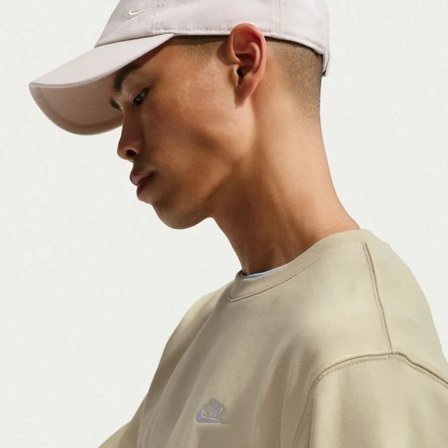 Nike Džemperis Vyrams M Nk Club Ft Crew rusvai gelsvas FN3888 229