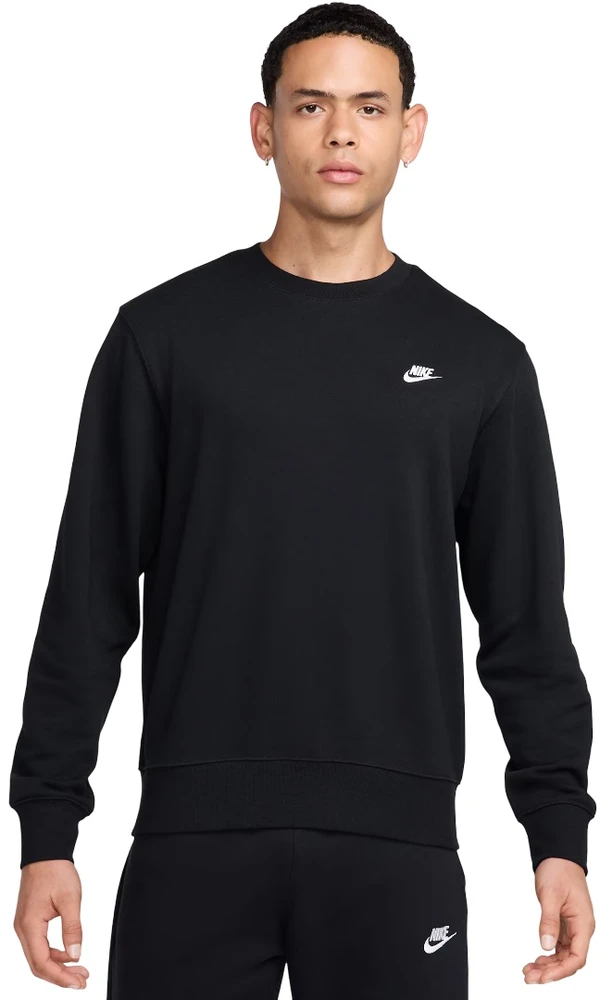 Nike Džemperis Vyrams M Nk Club Ft Crew Juodas FN3888 010