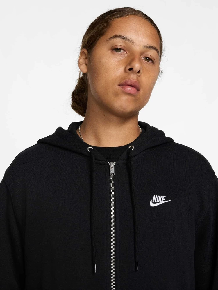 Nike Džemperis Vyrams M Nk Club Ft Fz Hoodie Juodas FN3884 010
