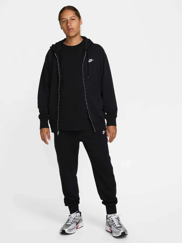 Nike Džemperis Vyrams M Nk Club Ft Fz Hoodie Juodas FN3884 010
